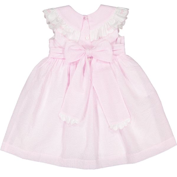  Pink Seersucker Dress