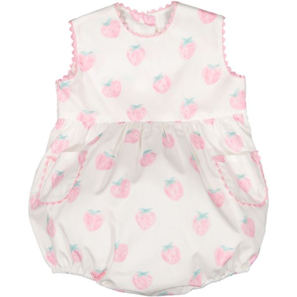  Classic Strawberries Romper