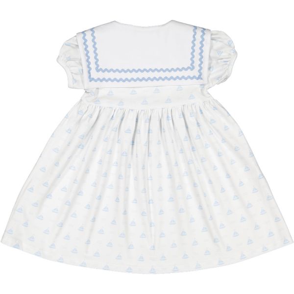 Blue Sailboats A-line