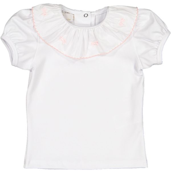 Pink Seersucker Girl Polo