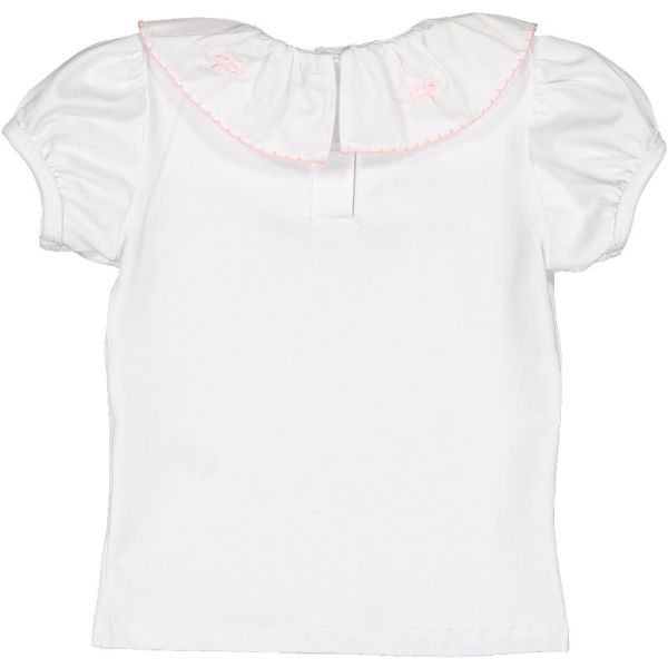 Pink Seersucker Girl Polo