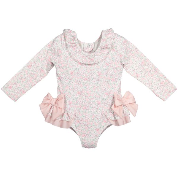  Pink Ditsy Floral Rashguard