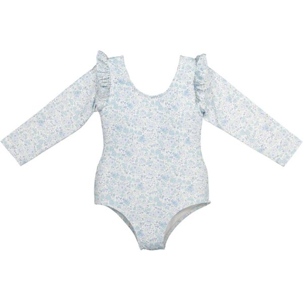 Blue Ditsy Floral Rashguard