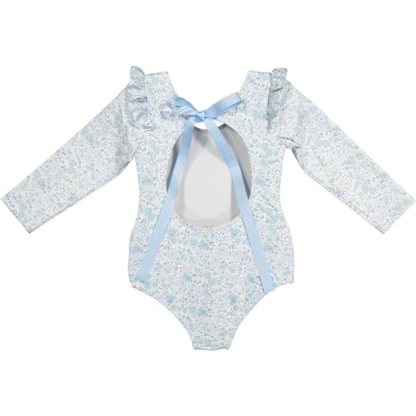 Blue Ditsy Floral Rashguard