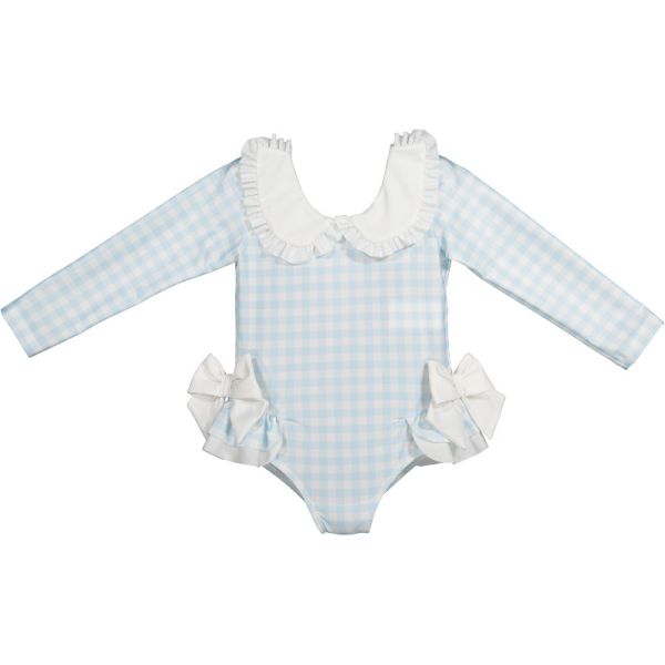 Gingham Blue Rashguard