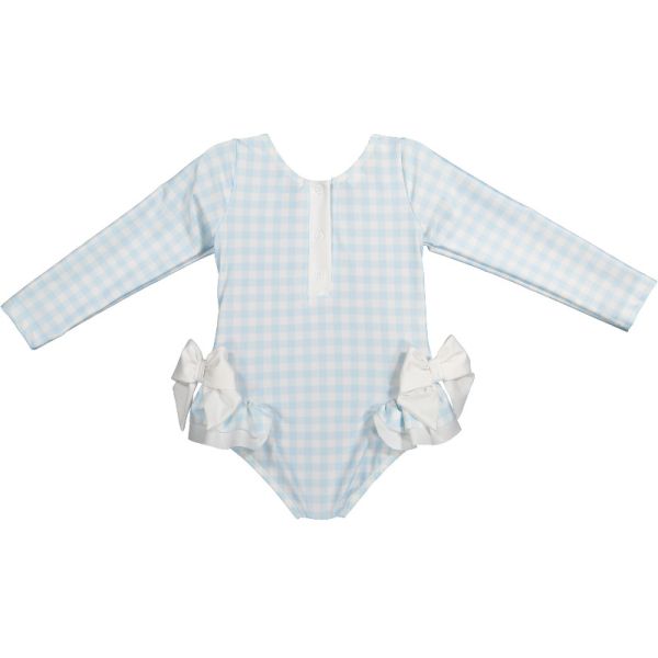 Gingham Blue Rashguard