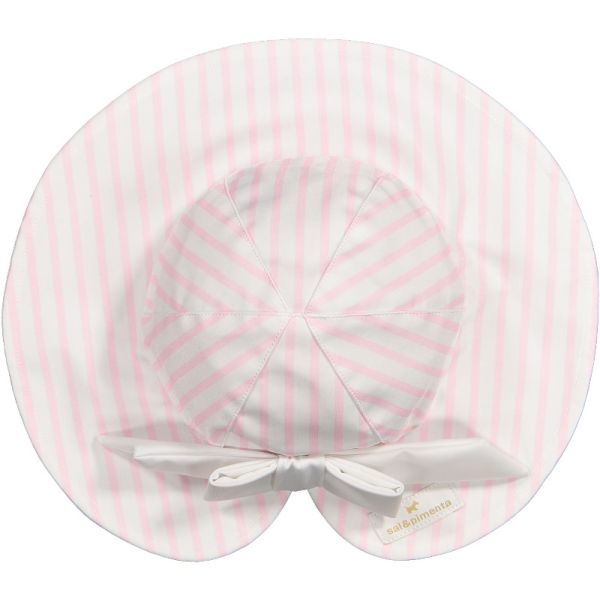 Stripes Pink Lycra Sunny Hat