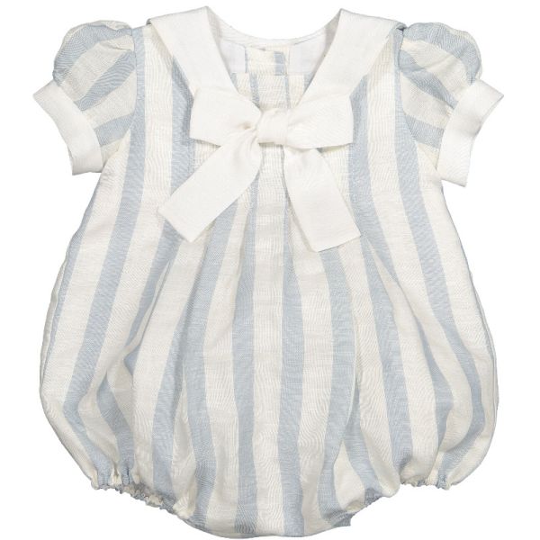  Blue Sailor Romper