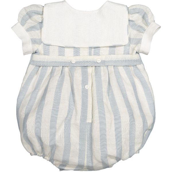  Blue Sailor Romper