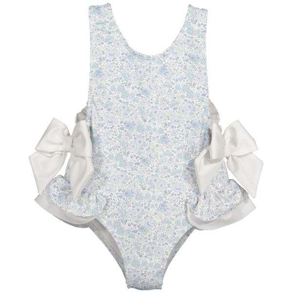Blue Ditsy Floral Swimsuit