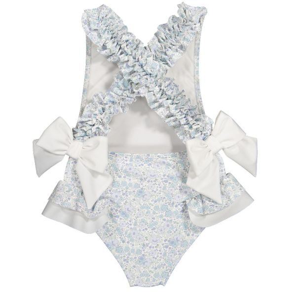 Blue Ditsy Floral Swimsuit