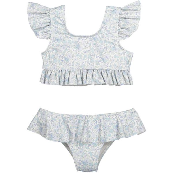  Blue Ditsy Floral Bikini