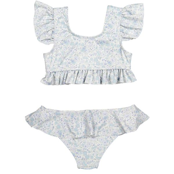 Blue Ditsy Floral Bikini