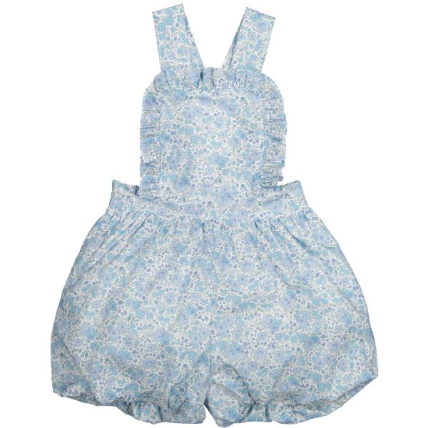  Blue Ditsy Floral Shortall