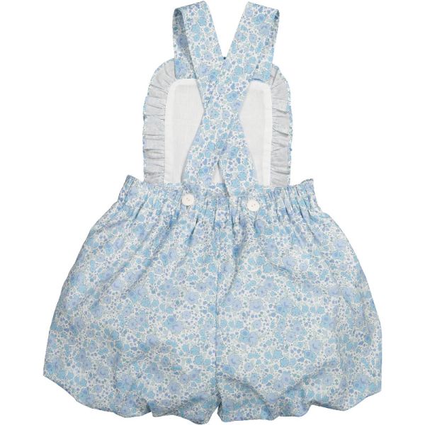  Blue Ditsy Floral Shortall