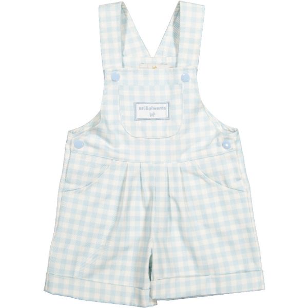  Gingham Blue Overall