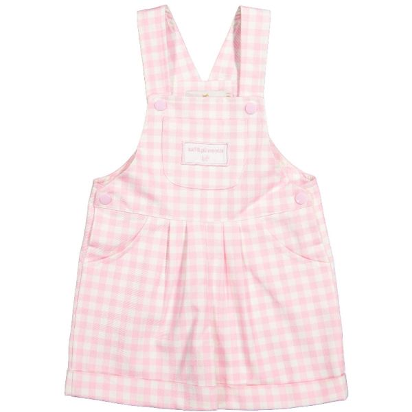  Gingham Pink Overall