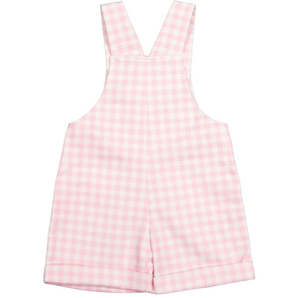  Gingham Pink Overall