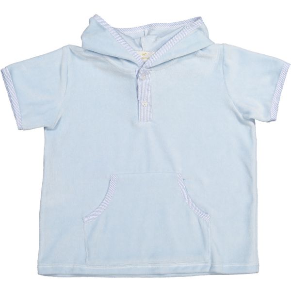  Blue Ditsy Floral Boy Cover-Up