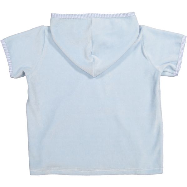  Blue Ditsy Floral Boy Cover-Up
