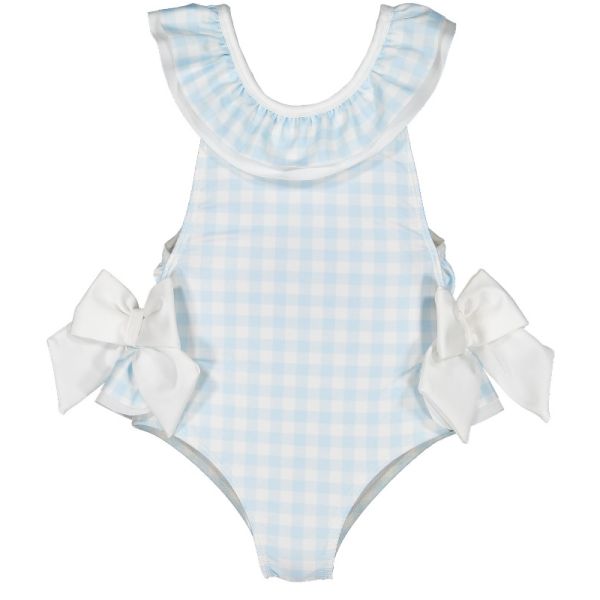  Gingham Blue Swimsuit