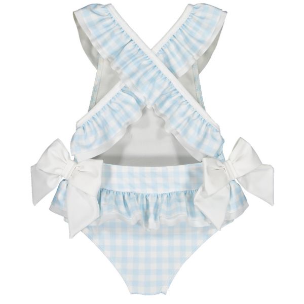  Gingham Blue Swimsuit