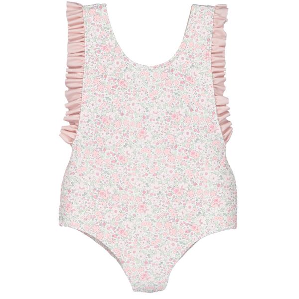  Pink Ditsy Floral Swimsuit