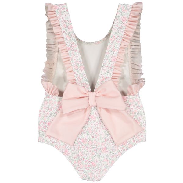  Pink Ditsy Floral Swimsuit
