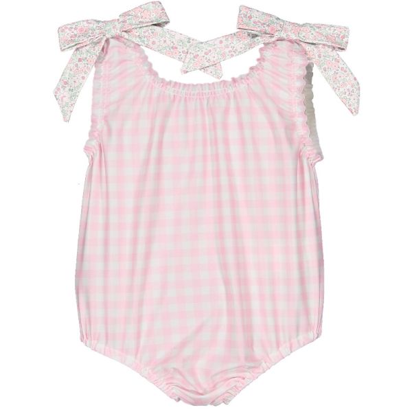  Pink Ditsy Floral Swimsuit 2