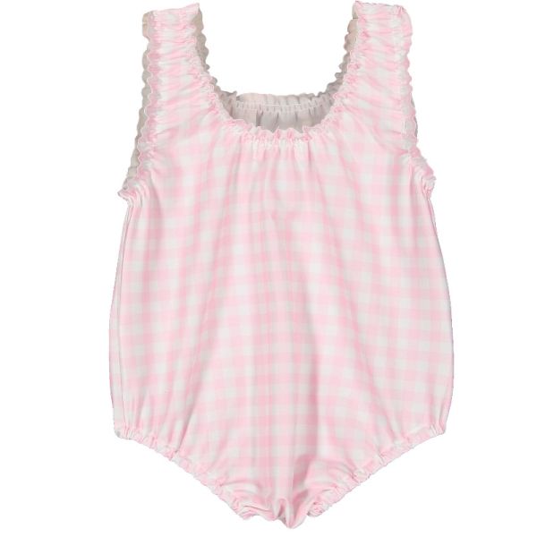  Pink Ditsy Floral Swimsuit 2