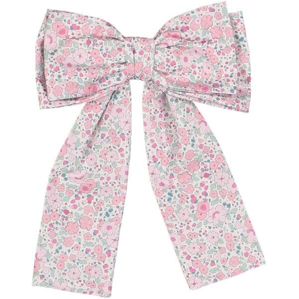  Pink Ditsy Floral Big Hair Clip
