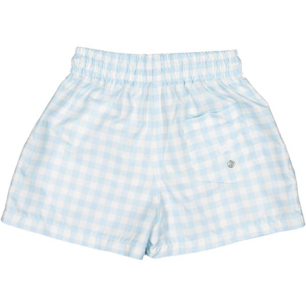 Gingham Blue Trunks