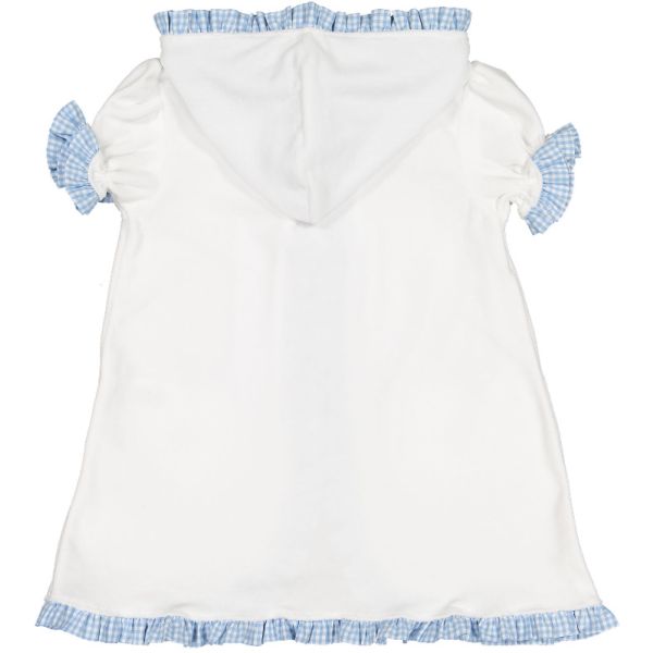  Gingham Mix Blue Cover-Up