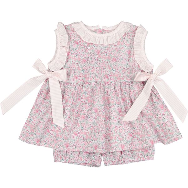 Pink Ditsy Floral Set