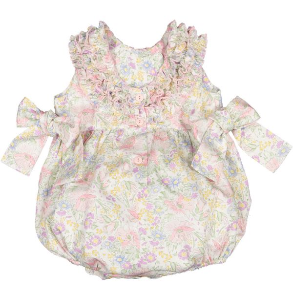 Peonies Romper