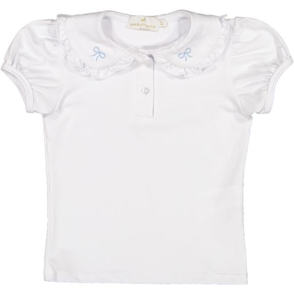  Blue Seersucker Girl Polo