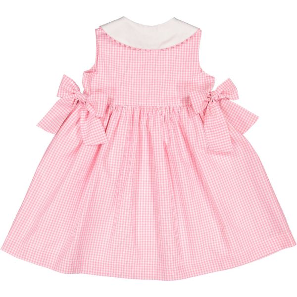 Gingham Mix Pink Dress