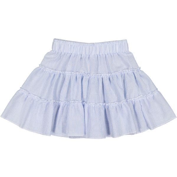 Maryland Blue Seersucker Skirt