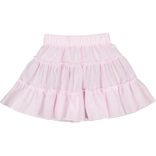 Maryland Pink Seersucker Skirt