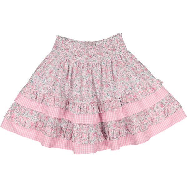 Maryland Pink Ditsy Floral Skirt