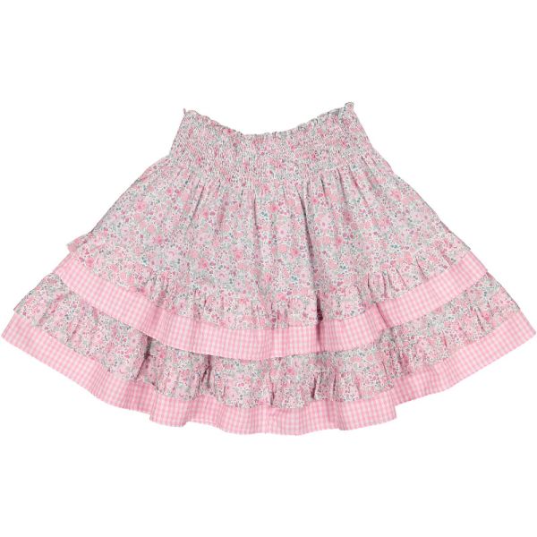 Maryland Pink Ditsy Floral Skirt