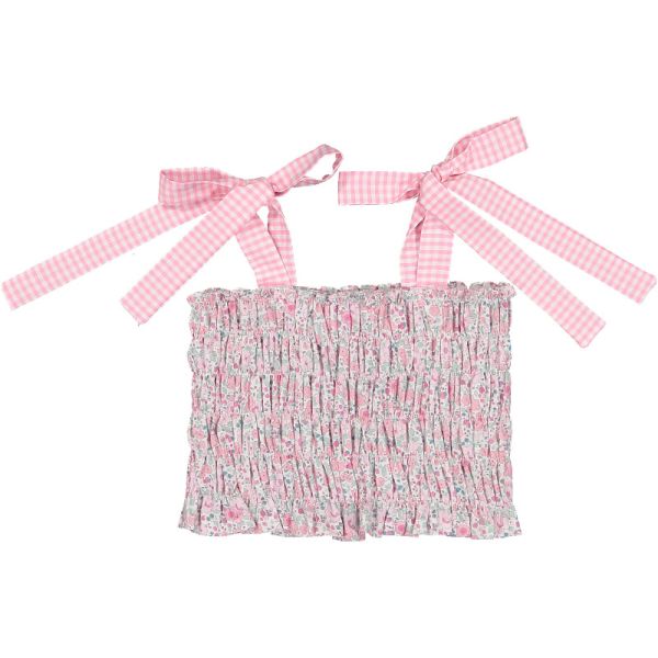  Maryland Pink Ditsy Floral Top