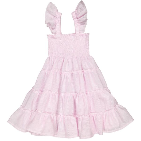 Maryland Pink Seersucker Dress