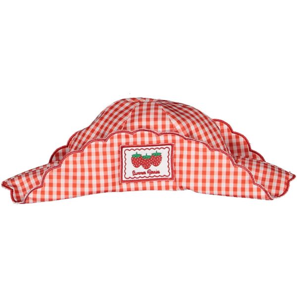 Berries and Bees Gingham Sunny Hat