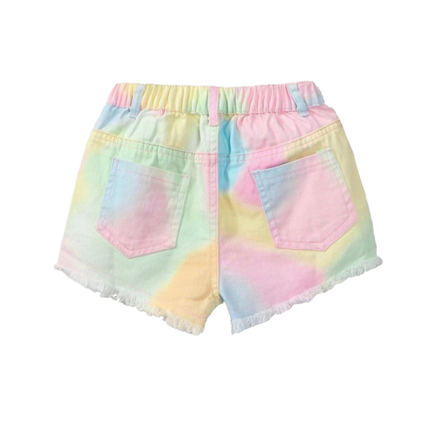 Maryland Denim Tie Dye Pink Shorts