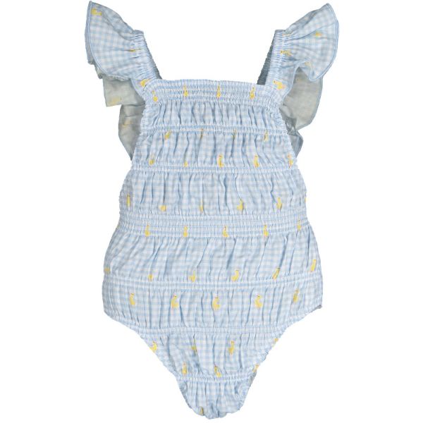Ducklings Cotton Frilled Swimsuit