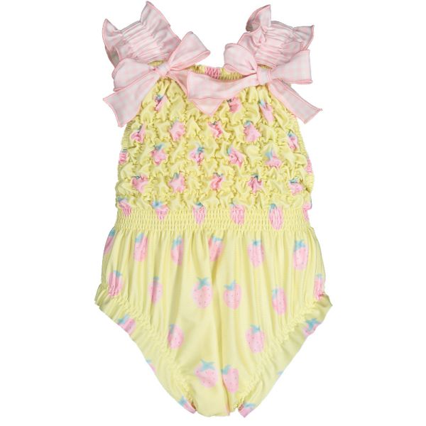 Pastel Berries Frilled Swimsuit