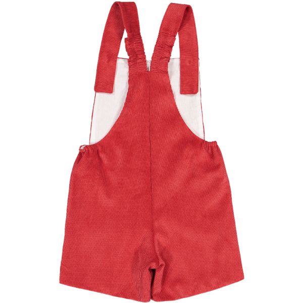 Red Corduroy Boy Overall
