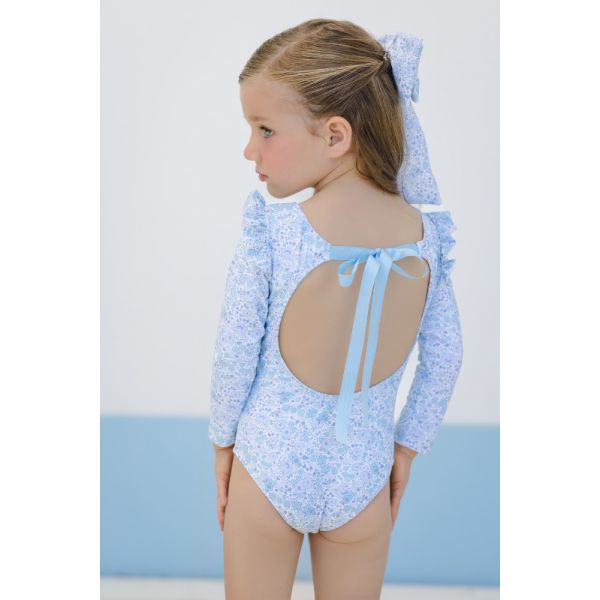 Blue Ditsy Floral Rashguard