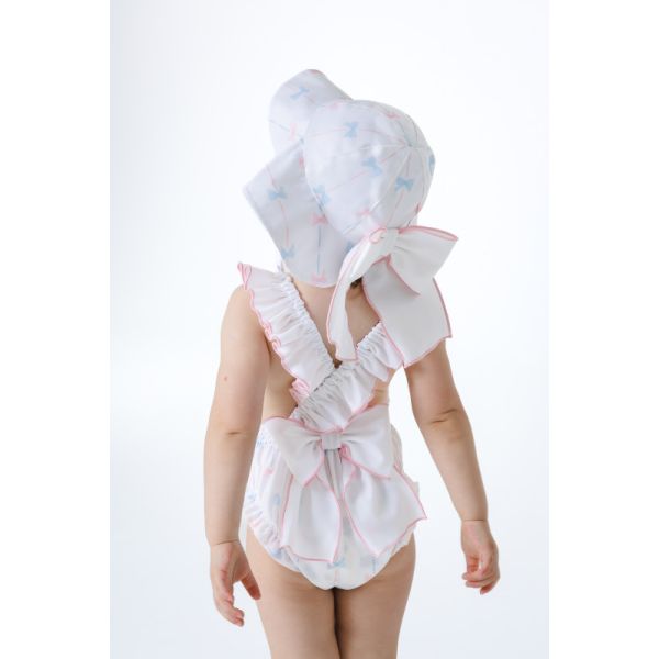 Bows Frilled Swimsuit  